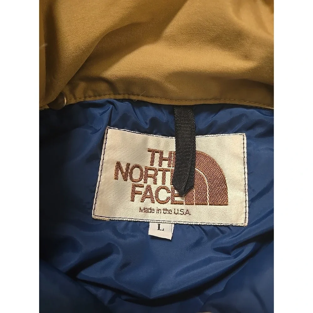 THE NORTH FACE (USA) Vintage Serow Prime Goose Down Tan Winter Parka Coat ~ L‎